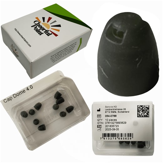 Phonak Cap Domes 4.0 – 10 Pack – Compatible with Phonak Marvel, Paradise, Lumity RIC Hearing Aids – Small Protective Tips – Open Fit – Original Phonak Replacement Domes