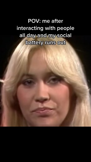Me After Socializing: Agnetha Fältskog Memes and Abba Fun