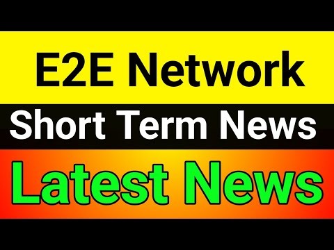 E2E Network share🔥e2e networks share latest news today🪀e2e networks share news
