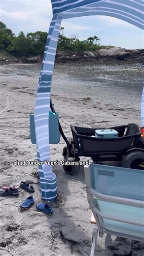 “Our @veergear wagon has been used for almost 7 years now for countless beach trips! I’ve talked about our wagon A LOT and what a huge help it has been for me and my family. Having the right gear makes every trip out of the house so much easier!! Veer’s new beach line is obviously making my life so much easier! We love the cooler that snaps onto the side of the wagon! The beach bag is huge for 4 towels, a beach blanket, life jackets, water bottles and anything else you’d need all in one spot. Th