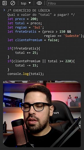 Exercício de Lógica de Programação para Iniciantes