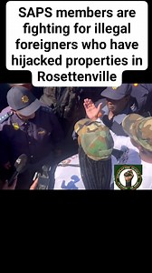 97K views · 1.6K reactions | UPDATED: SAPS members are fighting for illegal foreigners who have hijacked properties in Rosettenville, they have threatened to open fire if #OperationDudula will continue removing illegal foreigners from hijacked properties. | Operation Dudula SA Movement | Facebook
