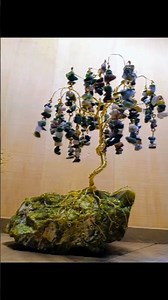 3D Wire Sculpted Forever Tree - Mossy Willow - WHAT STONES Should I use next? #eutierriaessence