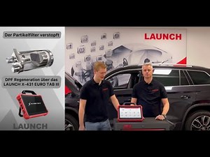 LAUNCH X-431 Euro TAB III Diesel-Partikelfilter Regeneration