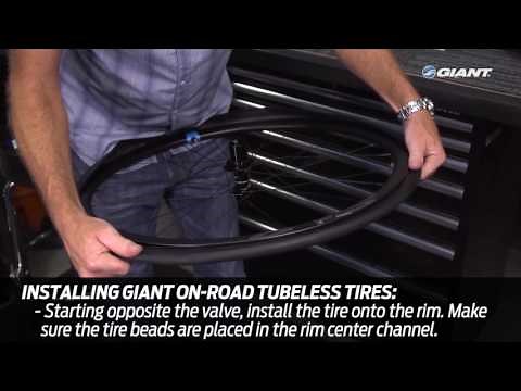 How to Install Giant Tubeless-Ready Bicycle Tires