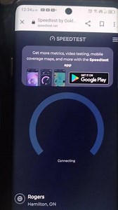 Cogeco speed test Nov 2nd 2023