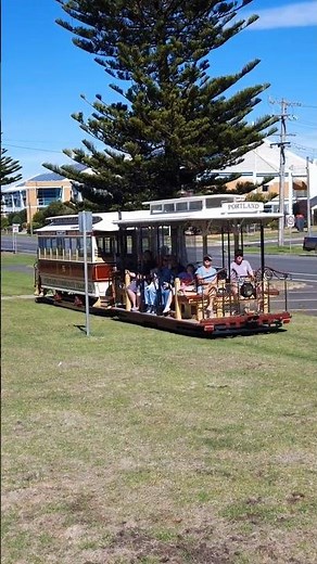 Portland Cable Tram trundles past #train #railway #tram #history