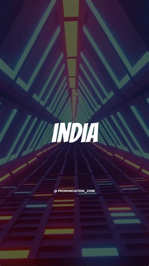 How to Pronounce INDIA Correctly | English Pronunciation Guide #facts