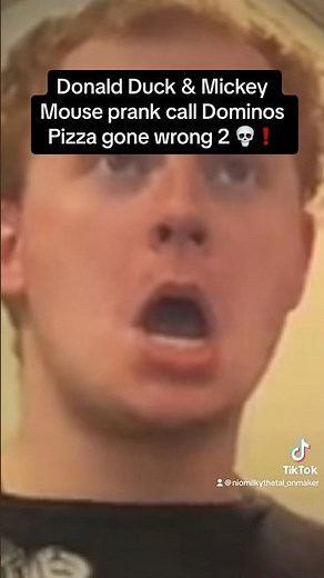 Donald Duck & Mickey Mouse prank call Dominos Pizza gone wrong #fyp