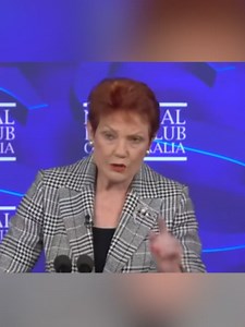 Pauline Hanson tense exchange at National Press Club over daughter questions