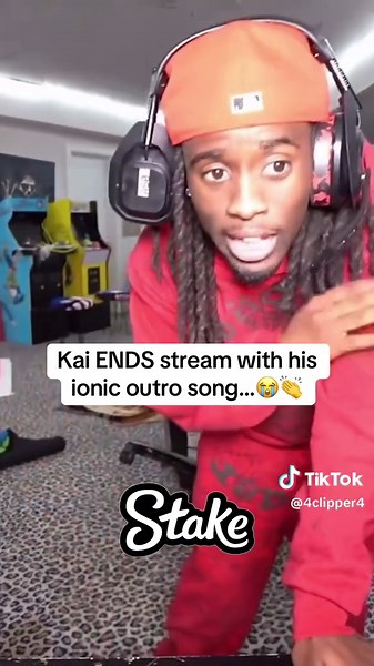 Kai Cenat's Emotional Live Stream Ending with His Iconic Outro Song