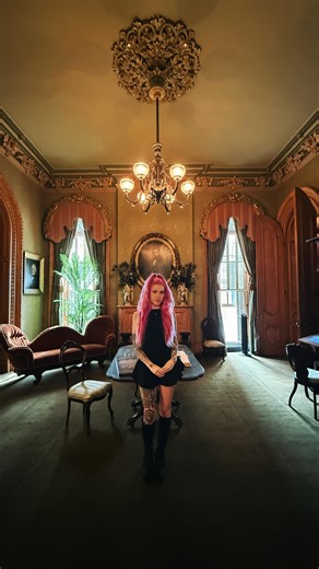 Georgia’s most grand estate, @hayhousemacon, might also be the most haunted 👀👻 Hay House in Macon, Georgia was built in the 1850s and is often called the “Palace of the South” with it’s whopping 7 floors. People have reported footsteps, cold spots, and even seeing a woman in a 19th-century dress on the upper floors. The 4th floor is said to be the most active area in the house, and after visiting, I can see why. I personally encountered a shadow figure there, no explanation, no one else around