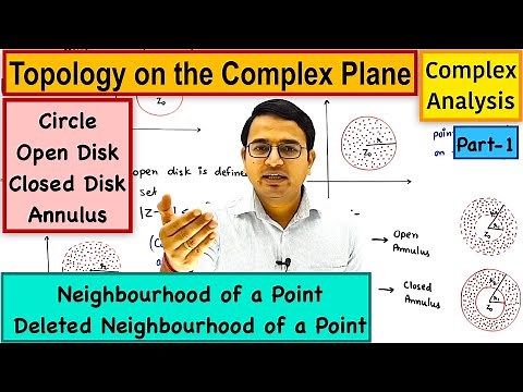 Open Disk, Closed Disk, Annulus, Neighbourhood & Deleted Neighbourhood of a point : topology part-1