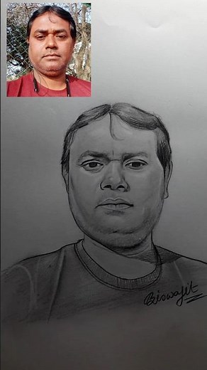 Master Realistic portrait face step by step #drawing #art #sketch