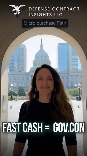 Want FAST CASH for your business? The secret lies in the Micro Purchase Path! These government contracts are under the $10,000 threshold and offer the quickest, simplest entry into the GovCon world. Skip the complex bidding wars and secure quick revenue from the government's daily spending needs. This is the fastest way for small businesses to start building a winning track record! Ready to tap into the micro purchase path? Comment MICRO now for your quick start guide! #defencecontractinsight #g