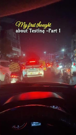 My First Thought About Testing 🧐 | Part 1 | SoftwareTester#1 | #defects #shorts #tamilvlog
