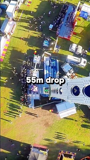 [POV] This Ride Is INSANE!! 55m tall 😭 #warrior #ridepov #rollercoaster #themepark #melbourneshow
