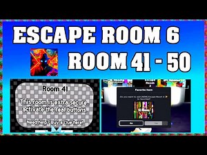 ROOM 41-50 ESCAPE ROOM 6 Walkthrough [English] [41-50 Codes Escape Room 6] [by WreckItVerse]