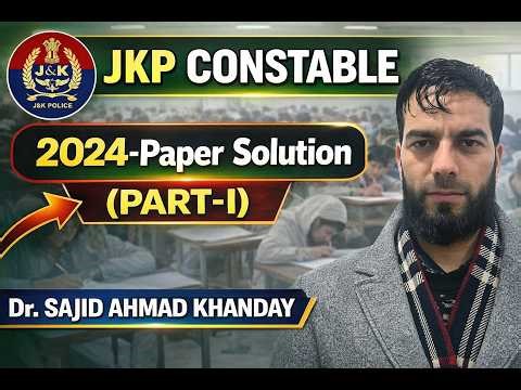 JKP CONSTABLE QUESTION PAPER SOLUTION (PART-I) TELECOMMUNICATION 2024 (LEC 14).