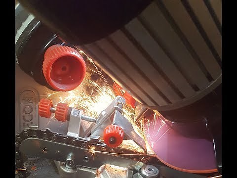 Oregon grinder 410-120. The best way to sharpen a chainsaw.