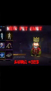new emote vs pet emote😱#freefire
