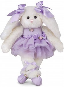 Bearington Collection Ballerina Stuffed Animal - Ballet Doll - Dance Recital Gifts for Girls - Bunny Twirlina - 12"