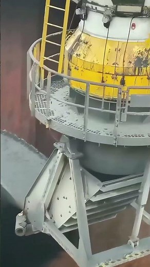 The process of loading coal on a ship