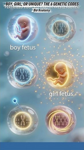 Boy, Girl, or Unique? How Your Gender is Actually Determined | THE 6 GENETIC CODES #genetics