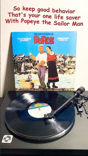 Harry Nilsson - I'm Popeye the Sailor Man (1980 Popeye Soundtrack) #vintage #vinyl