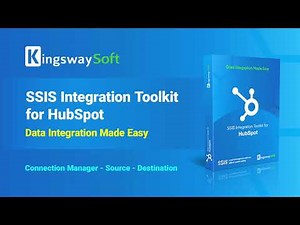 Getting Started with SSIS Integration Toolkit for HubSpot - KingswaySoft