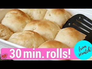 30 Minute Dinner Rolls! | Stephanie from Millennial Moms