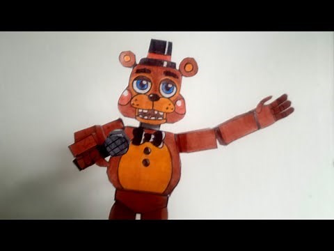 Toy Freddy Papercraft (Five Nights At Freddy's 2)
