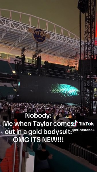 Reaction to the new REP bodysuit Maimi night 1 #taylorswift #erastour
