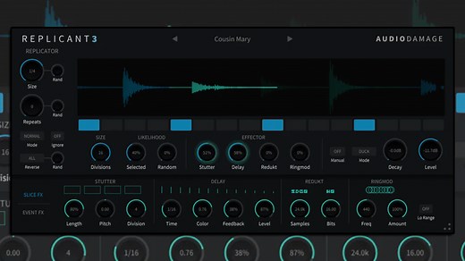 Audio Damage's Replicant 3 multi-effects plugin is a sound-mangling glitch powerhouse