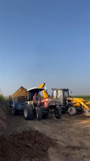 2026 में पहली बार🔥 Swaraj 855 ProTrek ने Full Loaded Trolley के साथ दिखाया असली दम! #tractor #shorts