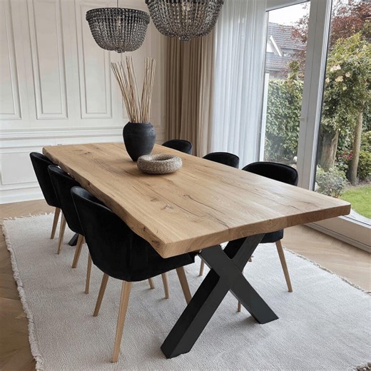 Rustic Dining Table, Walnut Table, Wood Table, Wooden Table, Custom Table, Solid Table, Rustic Table, Modern Wood Table, Handmade Wood Table - Etsy