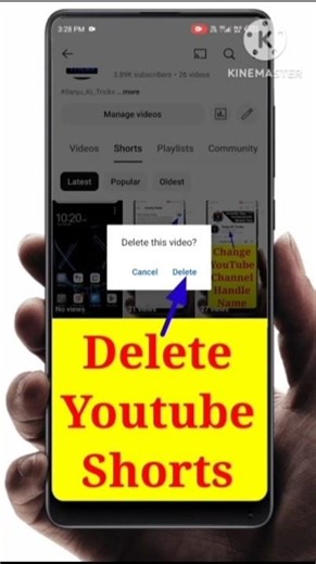 YouTube video delete #shorts