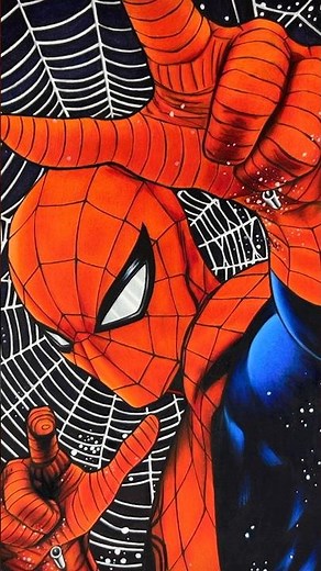 Drawing SPIDER-MAN (MARVEL Comics Cover #74) | Time Lapse | artimeles #art #drawing #spiderman