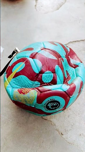 How to inflate a football without pump. With pump. #football #diy #how #asmr #hack #money