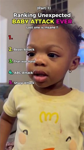 Ranking Unexpected Baby Attack Ever - Part 1 #usa #shorts