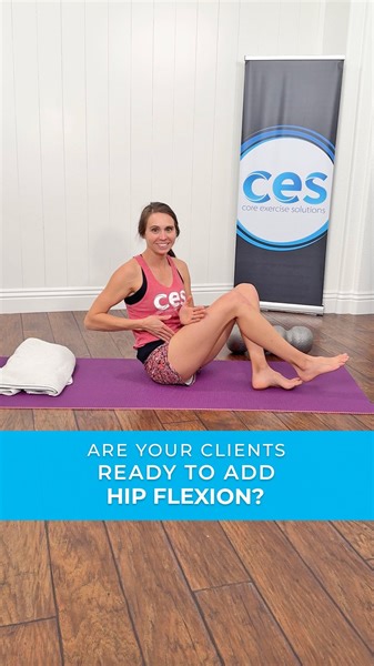 I think hip flexor strengthening, especially for the psoas, is a really important part of the process later in postpartum recovery. When clients are pregnant and their abdominals stretch out, the psoas ends up pulling double duty as the primary spinal stabilizer to help compensate for the lack of abdominals. I do not usually start with hip flexion, though. Make sure first that the abdominals and glutes are on board with getting stronger, and once you have that nice base, then it is time to layer