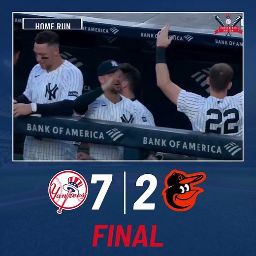Strong Start vs Orioles 🔥 | Yankees 7-2 Orioles | Full Highlights
