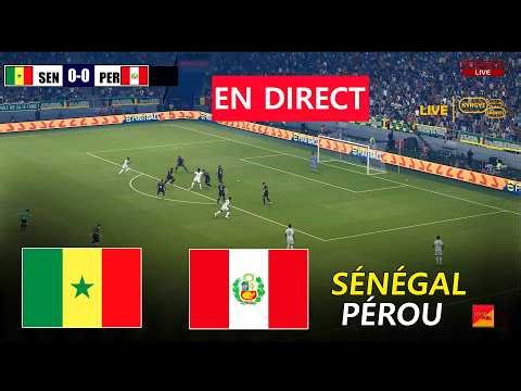 🔴EN DIRECT : Sénégal vs Pérou | eFootball PES 21 Simulation de jeu sur PC