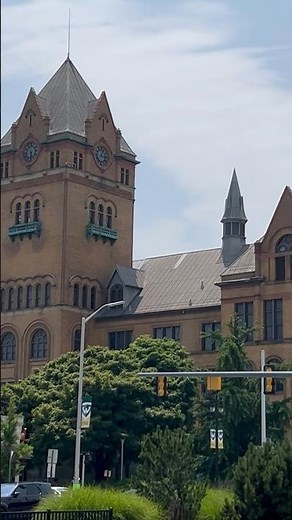 Historic Old Main building of Wayne State University