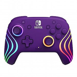 Official Afterglow Wave Wireless Controller Nintendo Switch - Purple