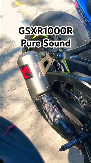 GSXR1000R Pure Sound 🔥