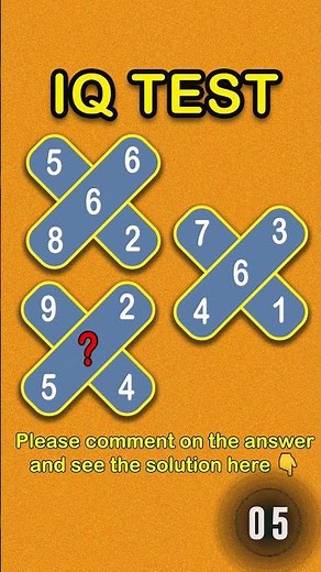 Cross Pattern Puzzle - Find the Missing Number!