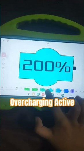 Battery Overcharging to Infinity% #shorts