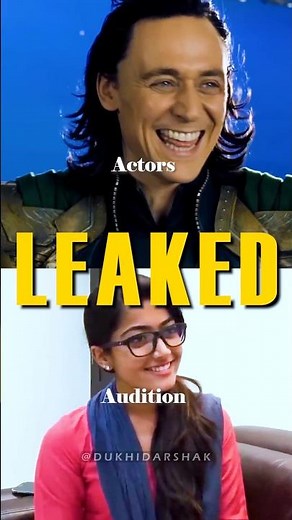 LEAKED AUDITION of Famous ACTORS 🤯🥶