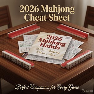 American Mahjong NMJL 2026 Card, Mahjongg 2026 Hands Printout PDF Download - Etsy